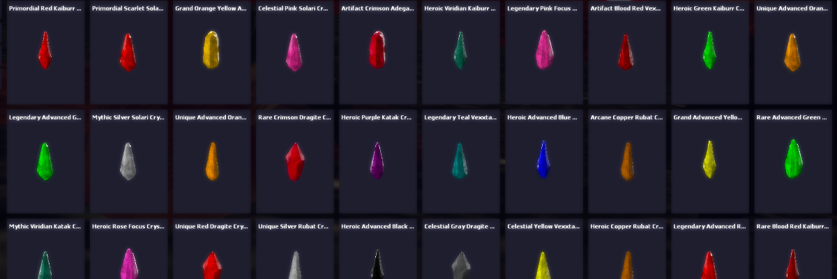 Crystals